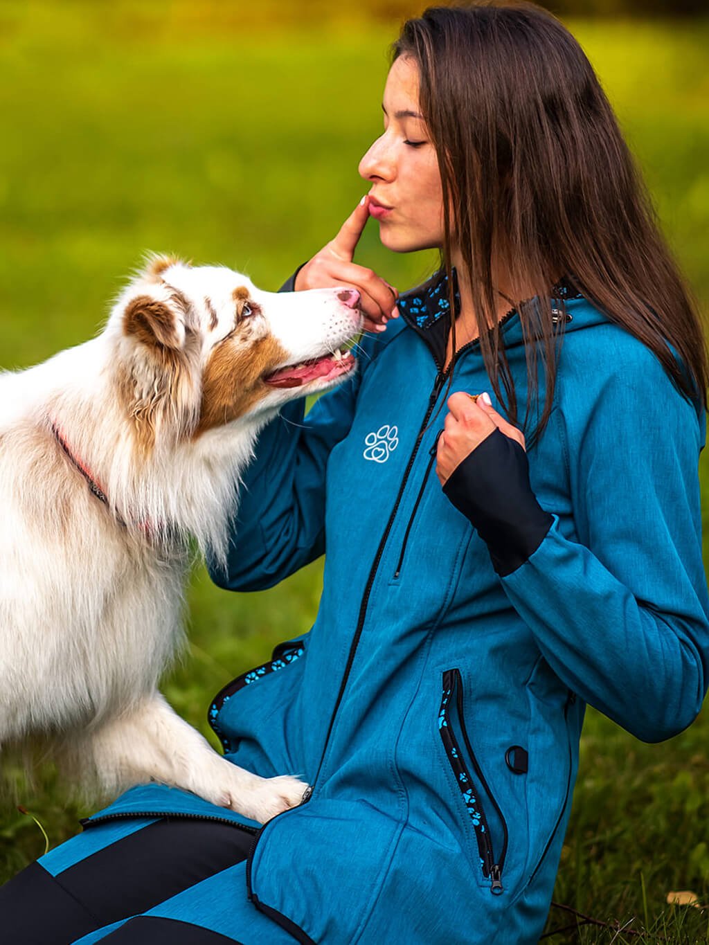 All-season coat teal