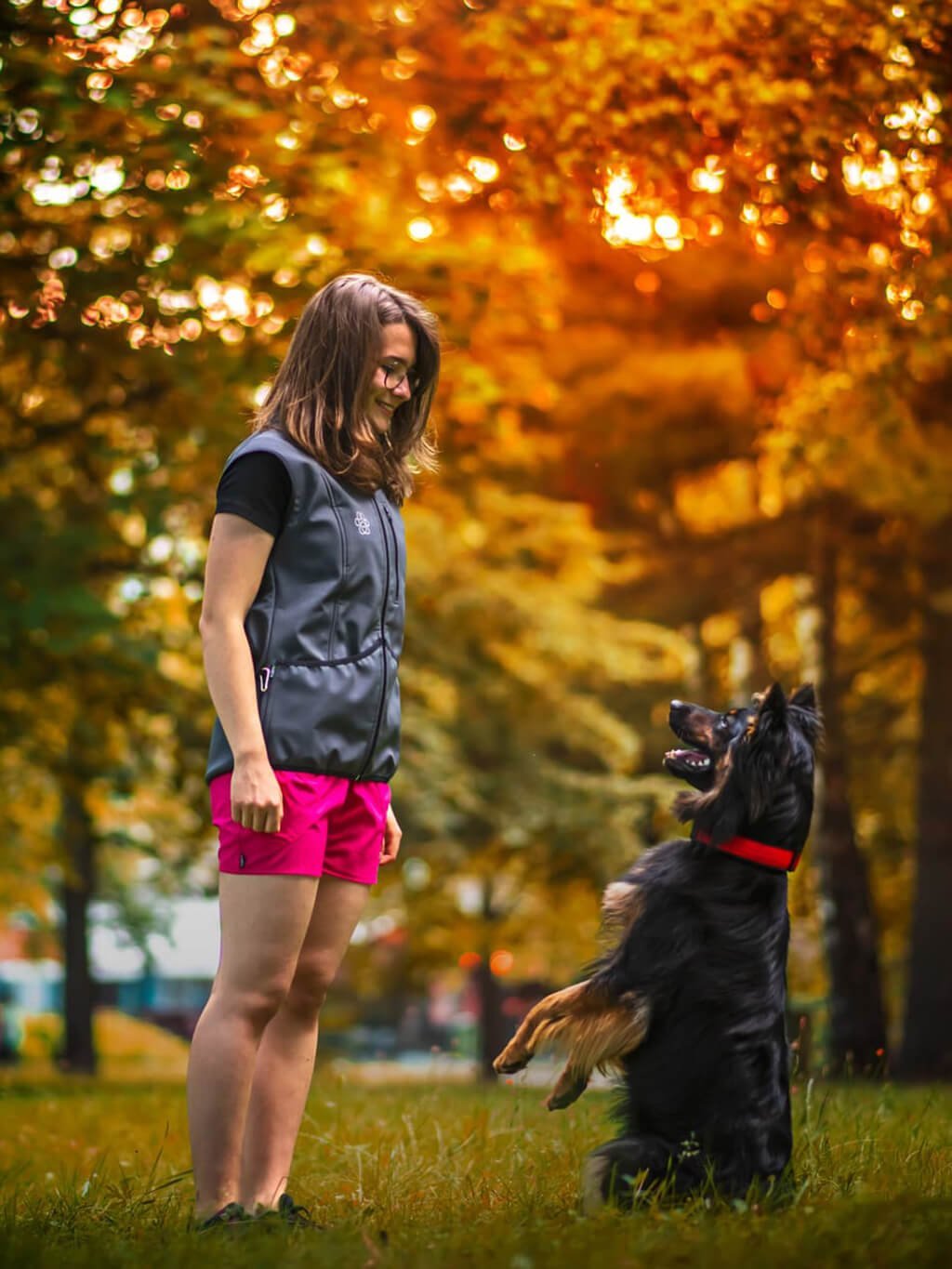 Dames trainingsbodywarmer - op maat gemaakt