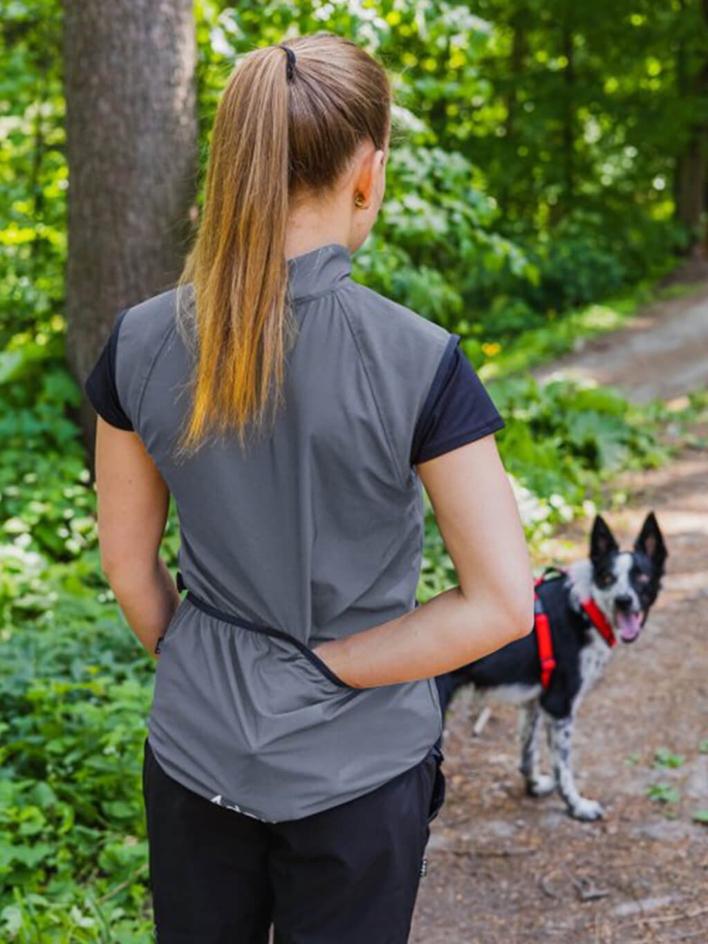 Dames trainingsbodywarmer - op maat gemaakt