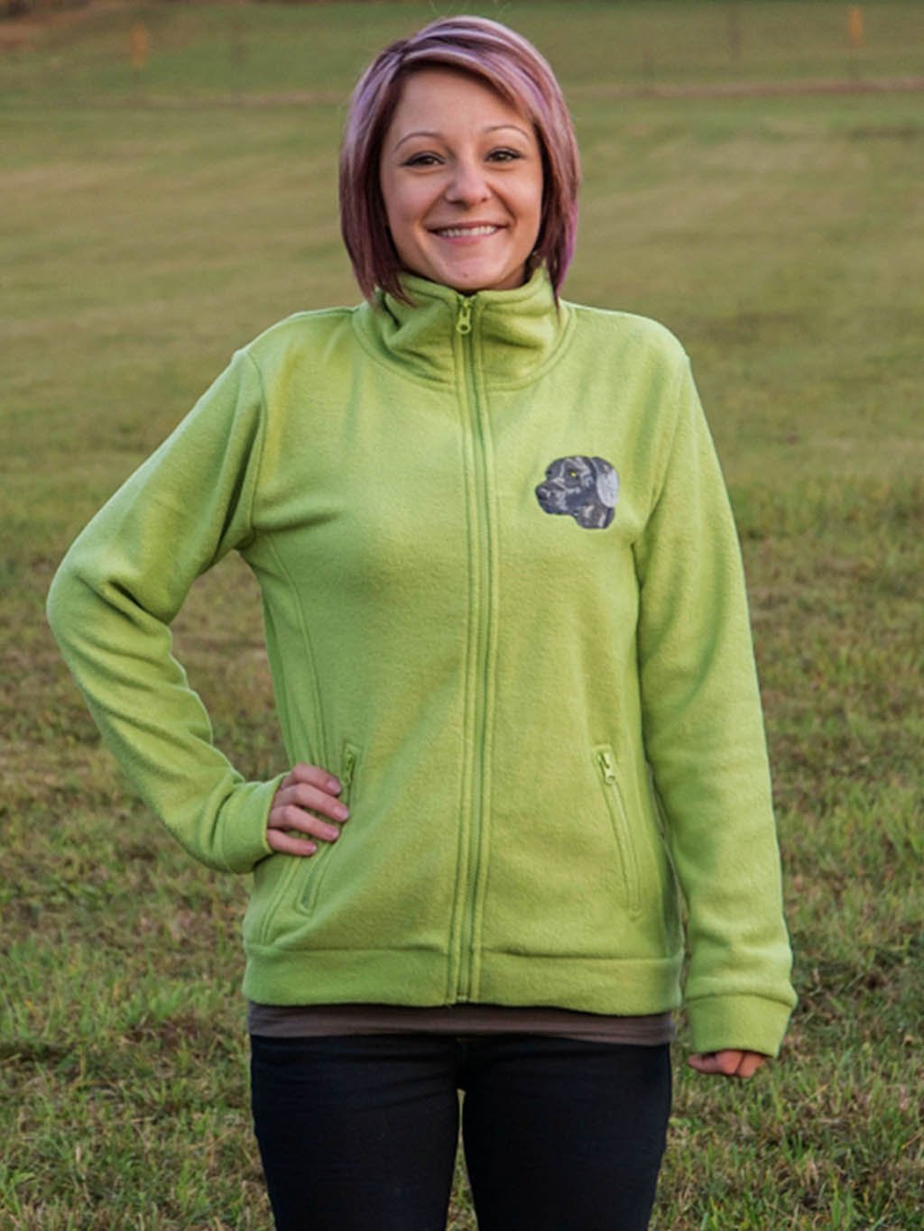 Women's fleece sweatshirt - custom made