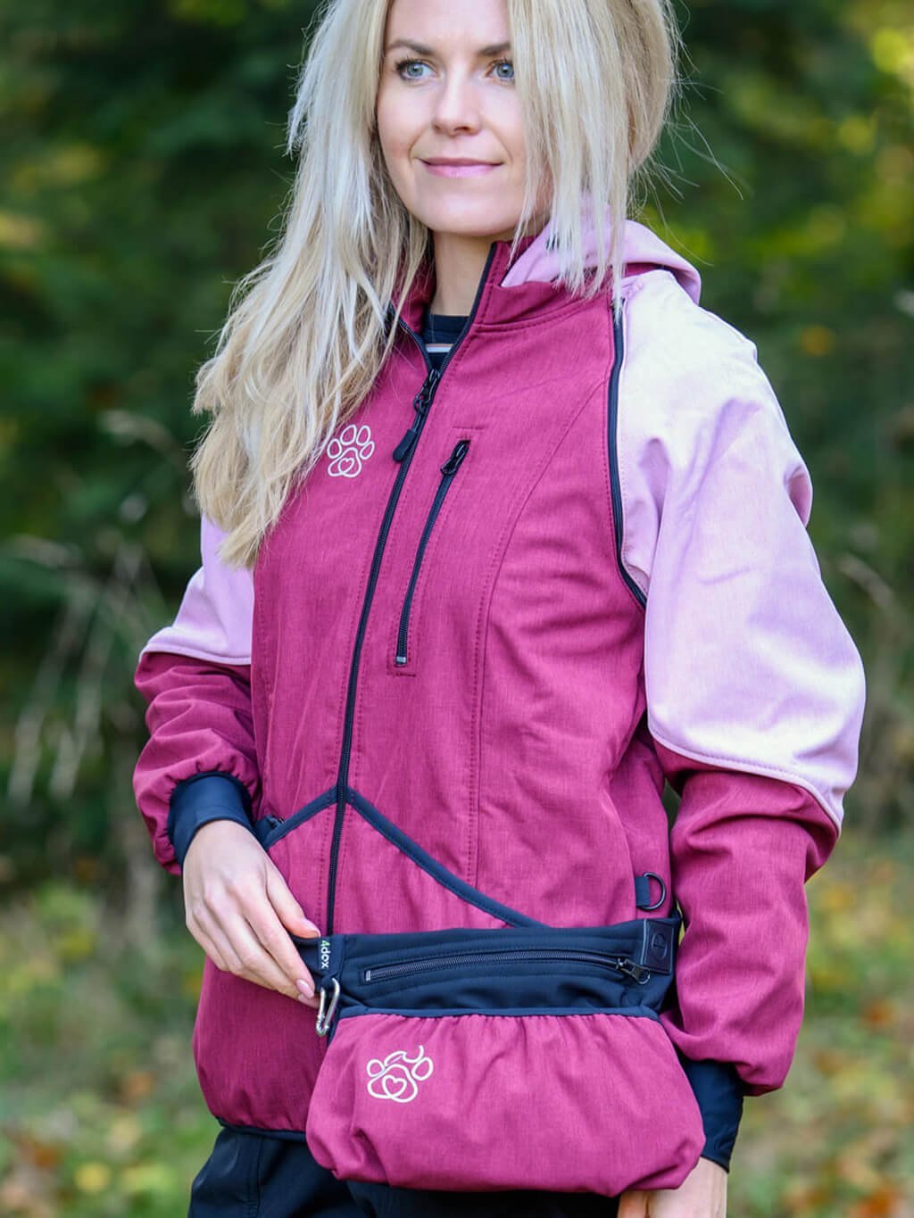 Women's training jacket 2-in-1 - custom-made