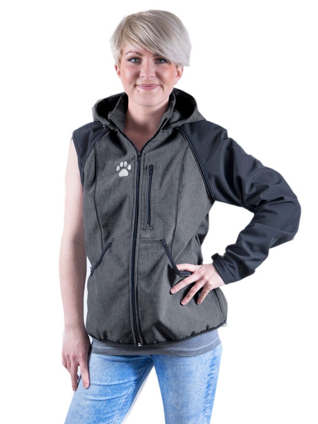 Women's training jacket 2-in-1 - custom-made