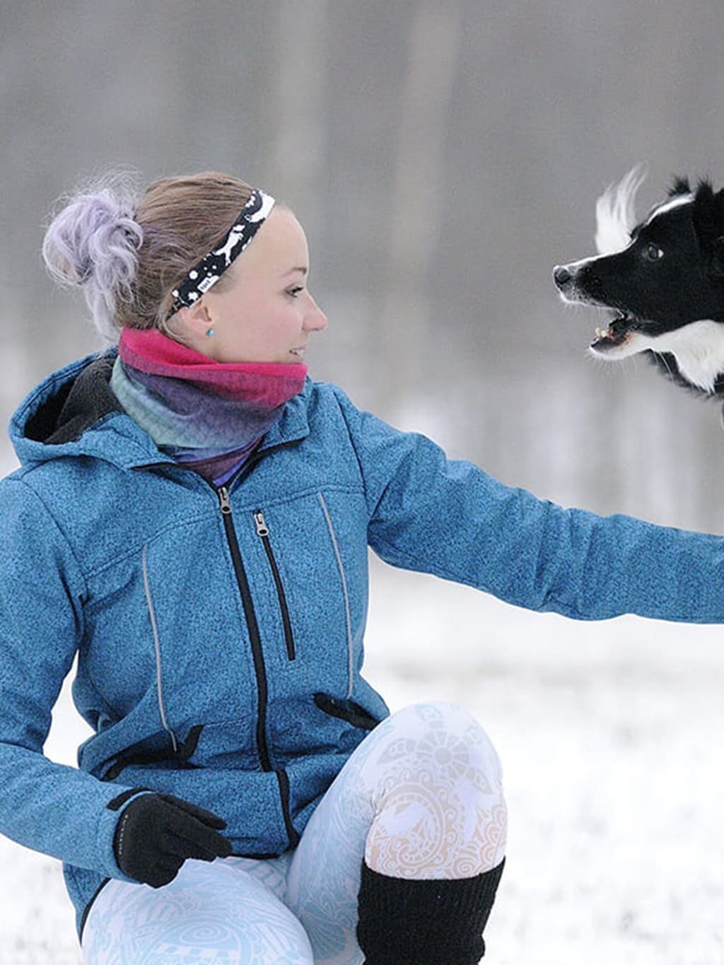 Dames winter trainingsjas  - op maat gemaakt