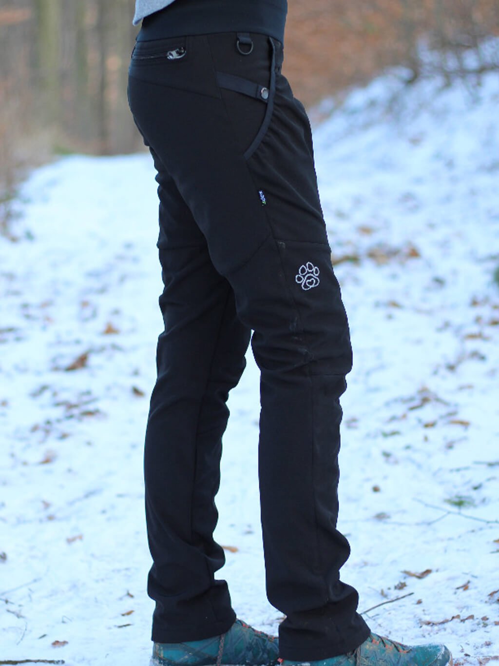 Dames winterbroek - zwart 4dox