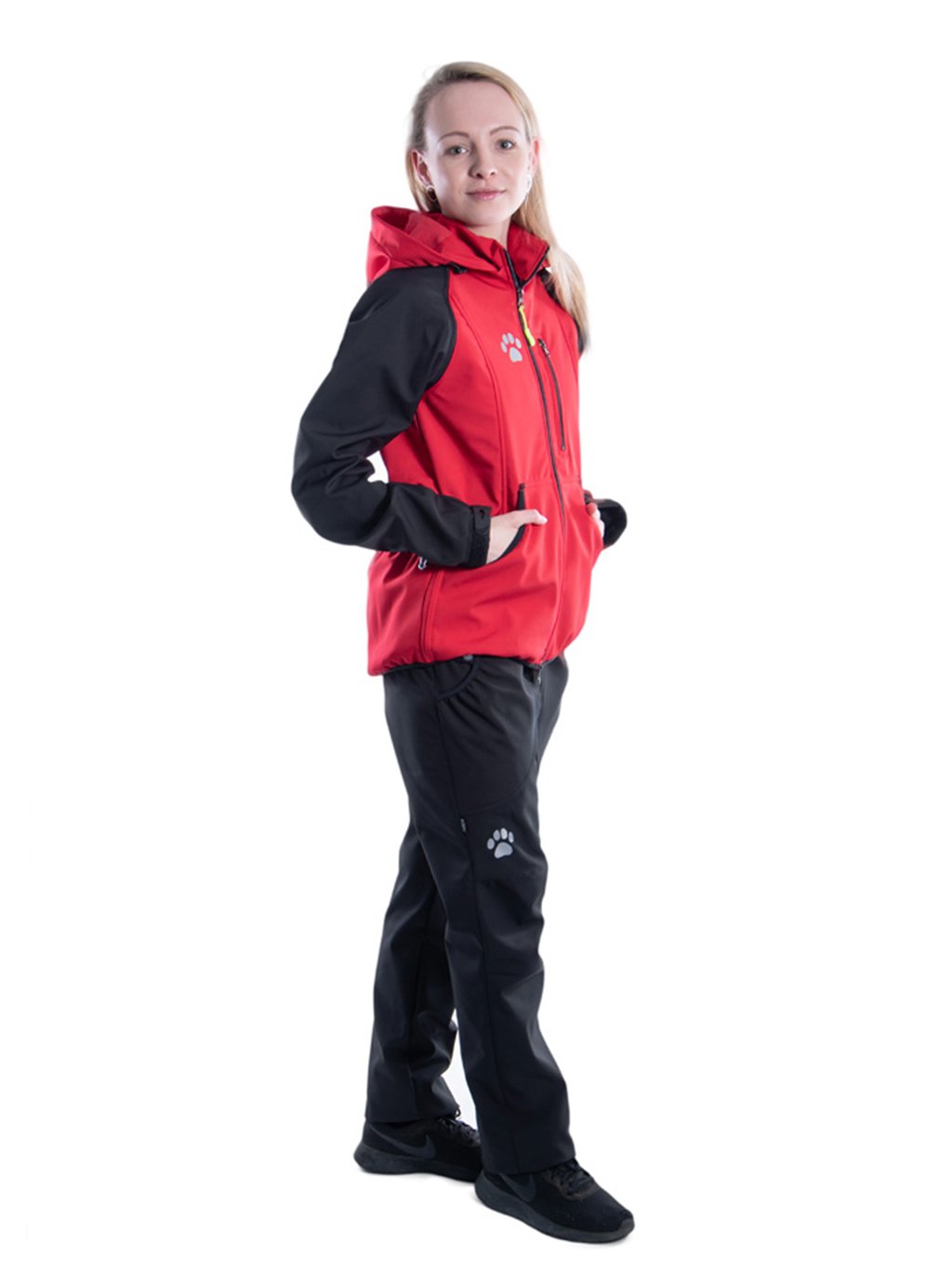 Women's training trousers WINTER - black