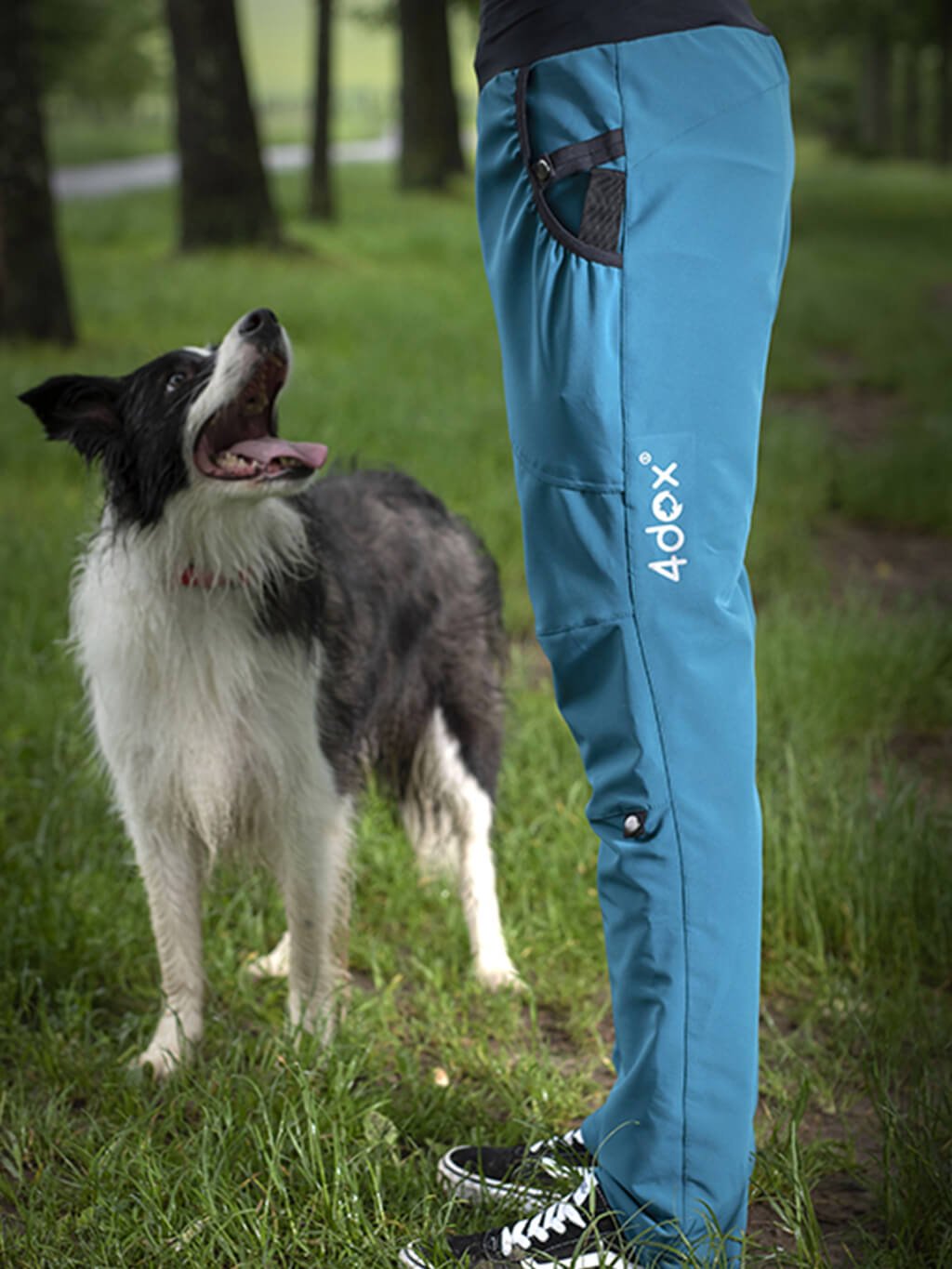 Women's training trousers SUMMER - teal