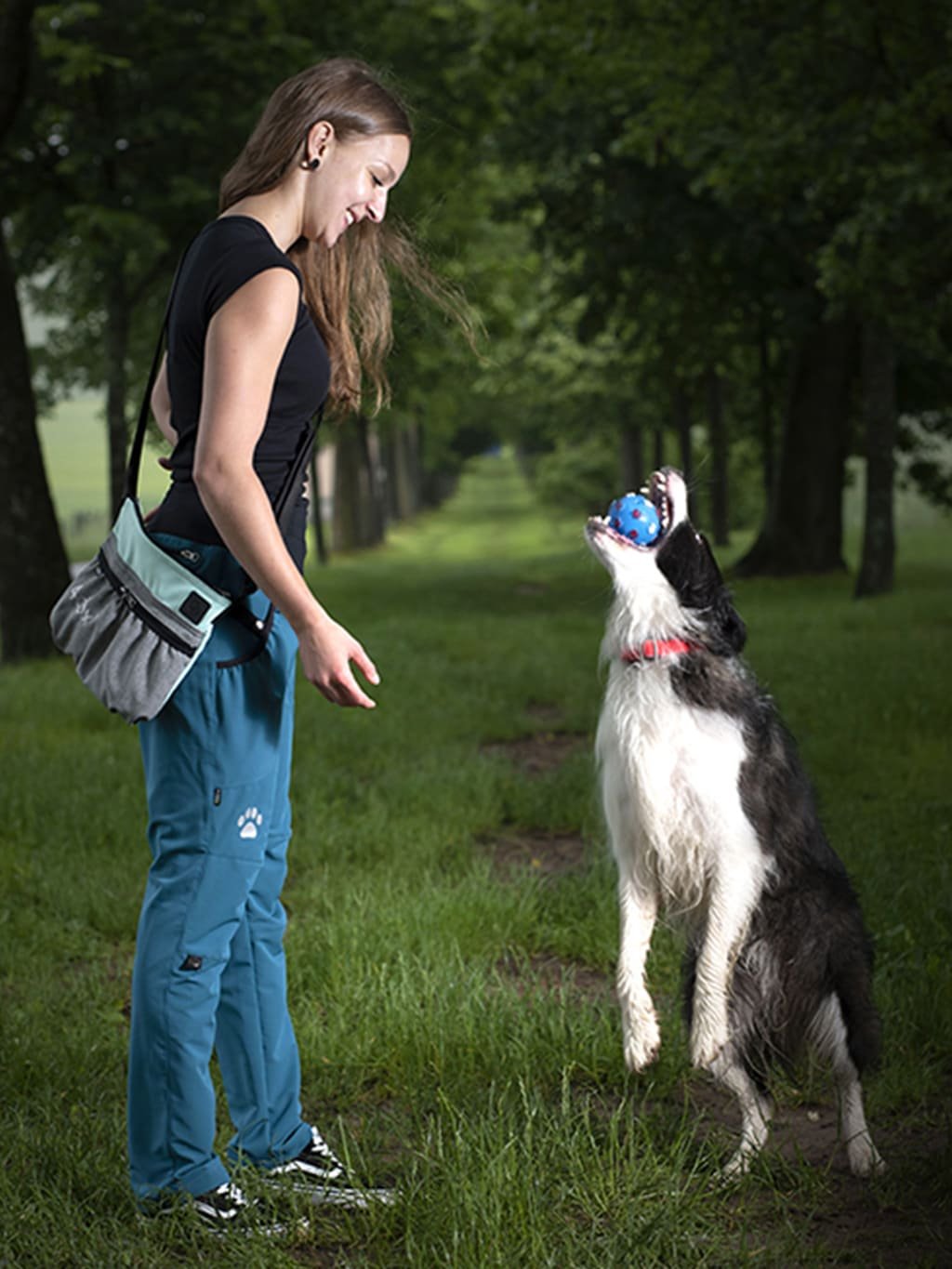 Dames zomertrainingsbroek - petroleum 4dox