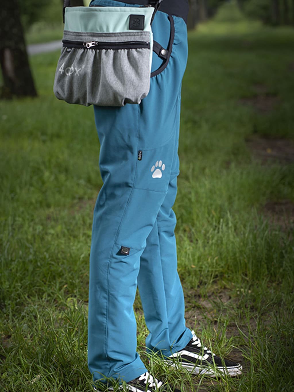 Women's training trousers SUMMER - teal