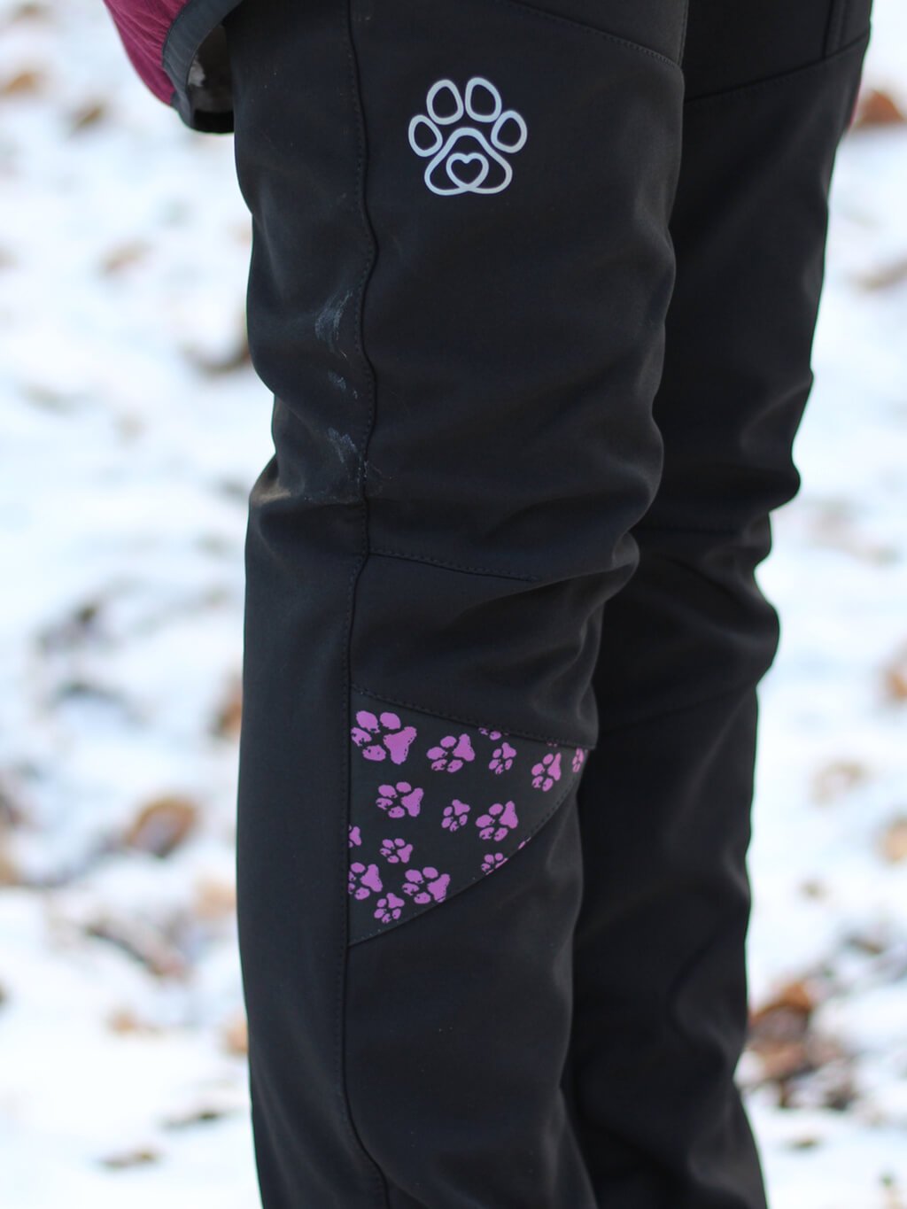 Women's training pants WINTER lavender paw 4dox