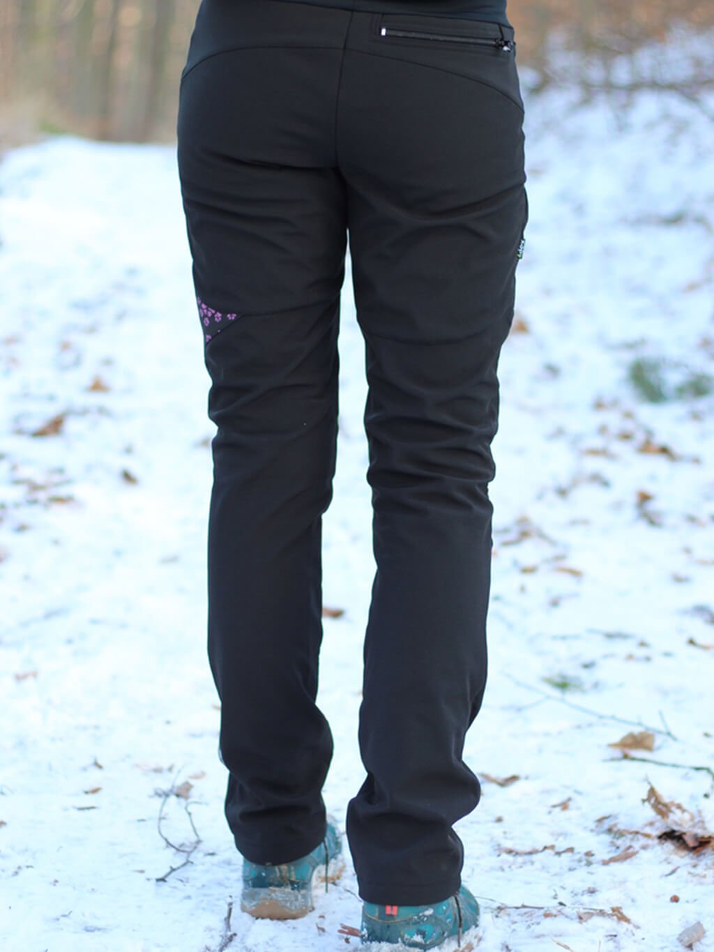 Women's training pants WINTER lavender paw 4dox