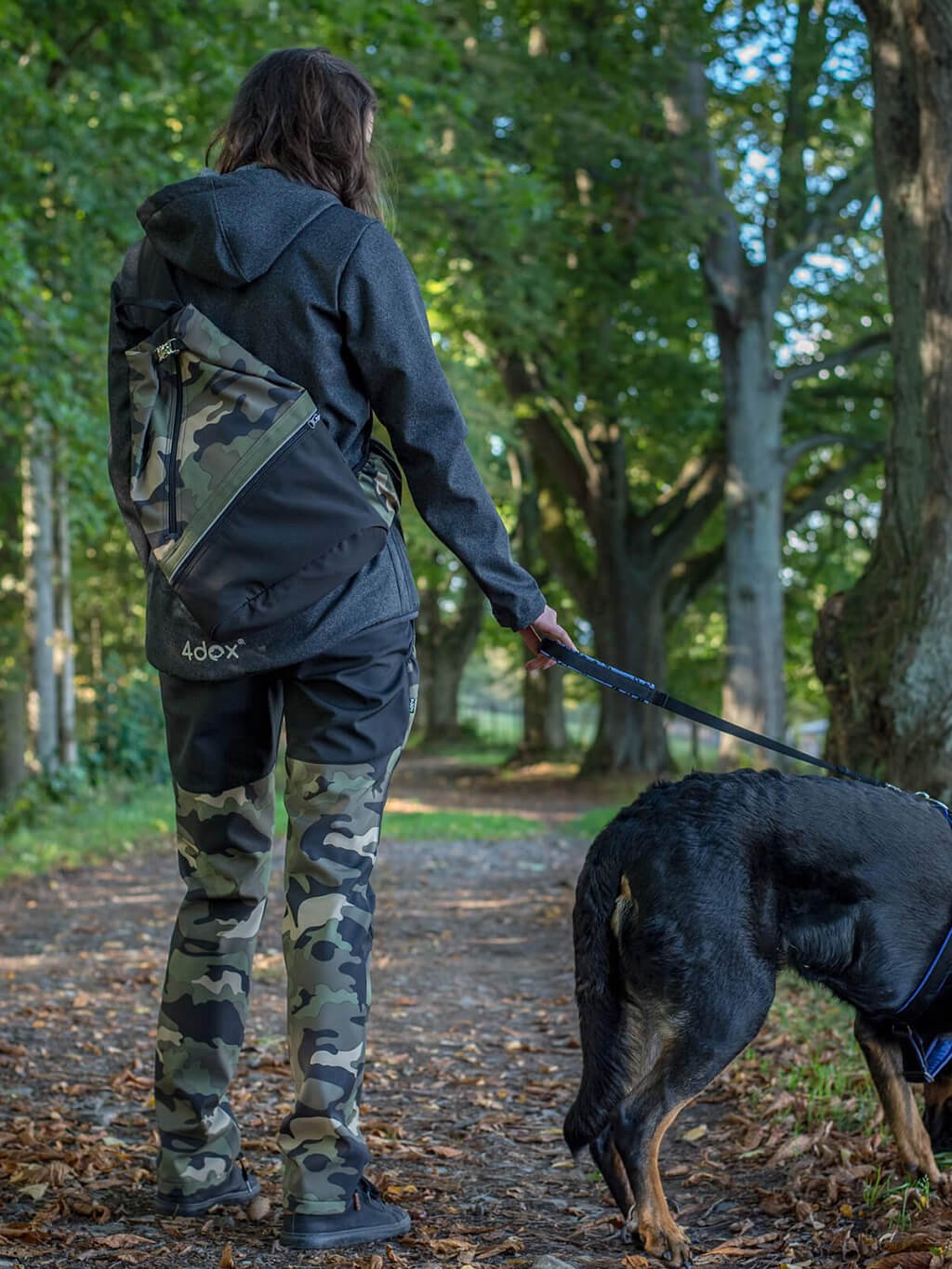 Dames trainingsbroek WINTER camouflage