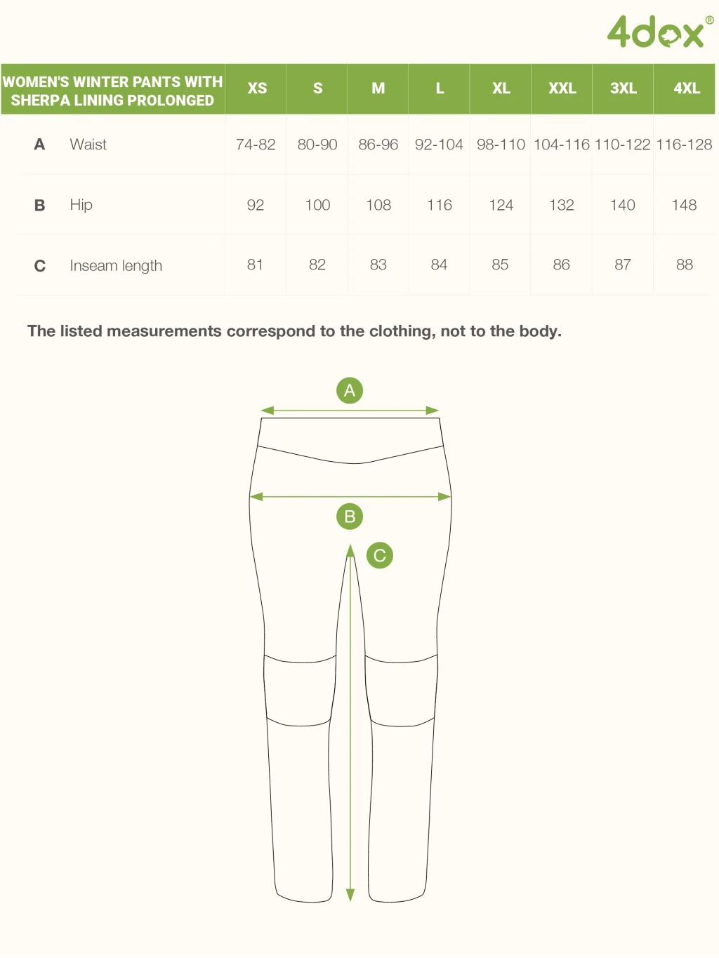 Women’s winter training pants with sherpa lining - blueberry 4dox