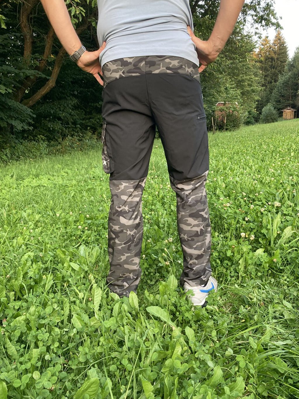 heren zomercamouflagebroek 4dox