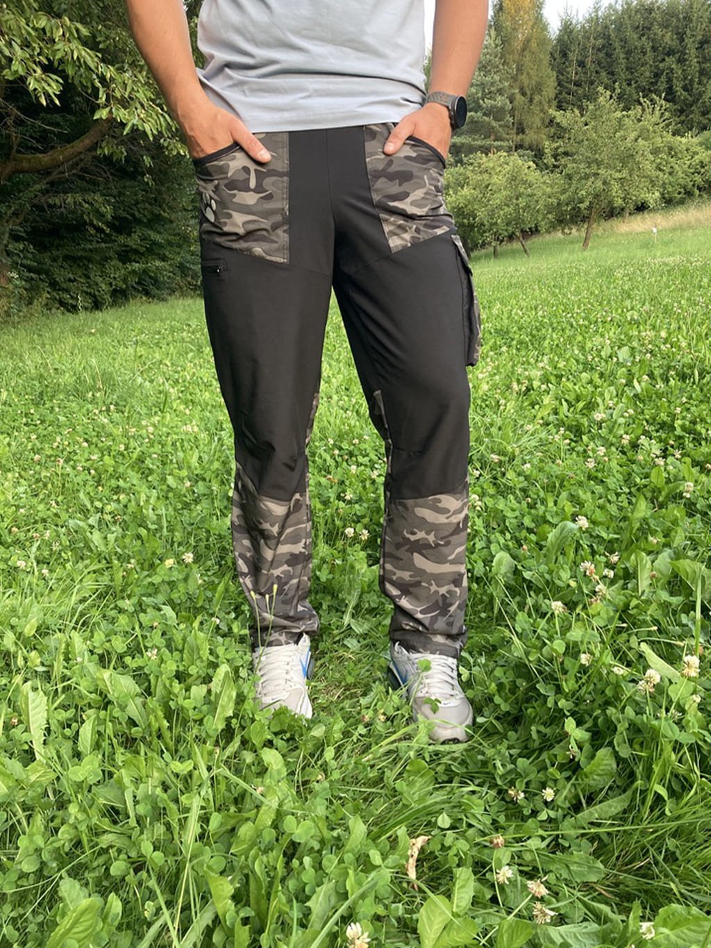 heren zomercamouflagebroek 4dox