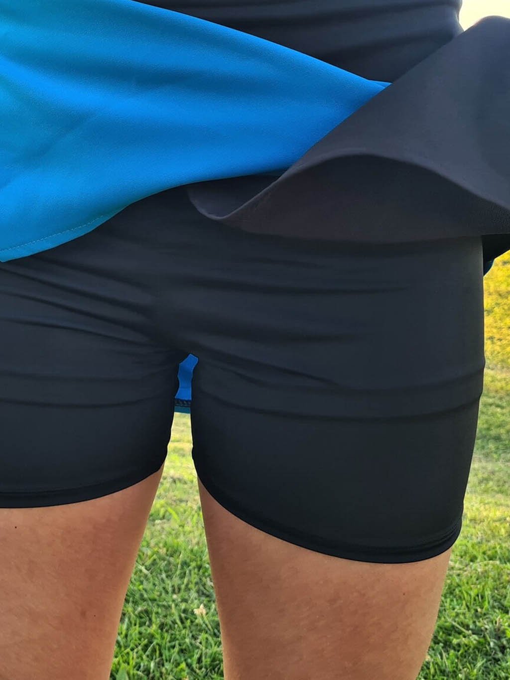 Korte aqua skort 4dox