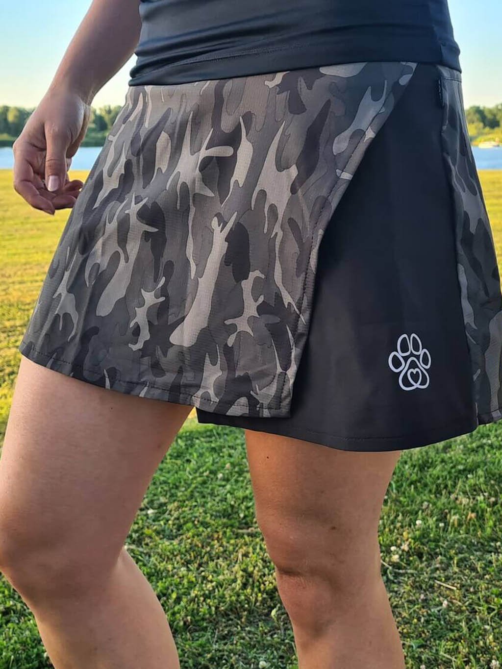 Korte camo-rokshorts 4dox