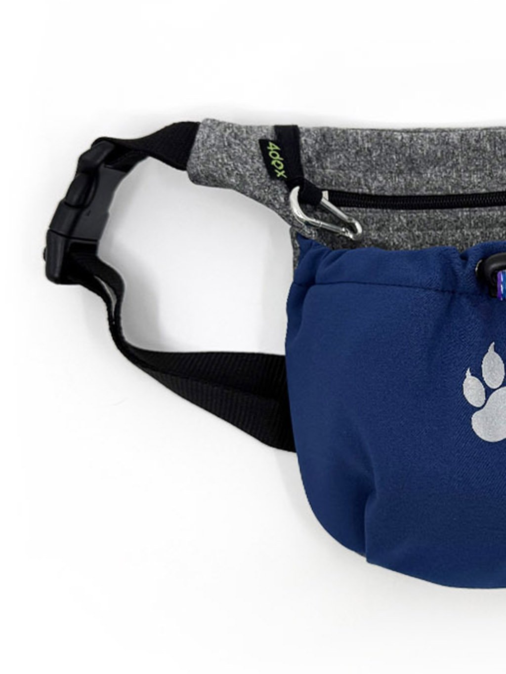 Pamlskovník 2in1 Blue + grey with paw 4dox