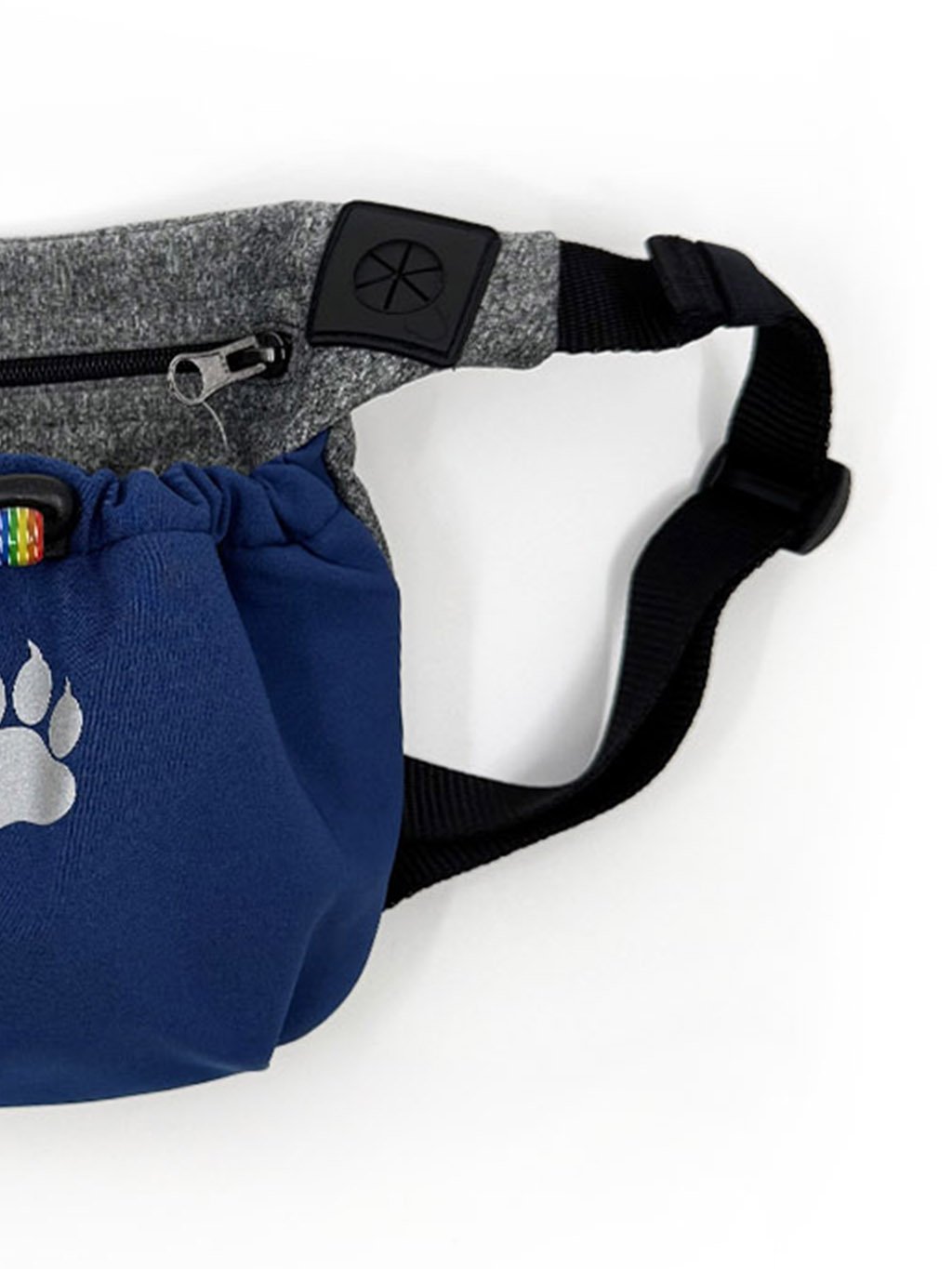Pamlskovník 2in1 Blue + grey with paw 4dox