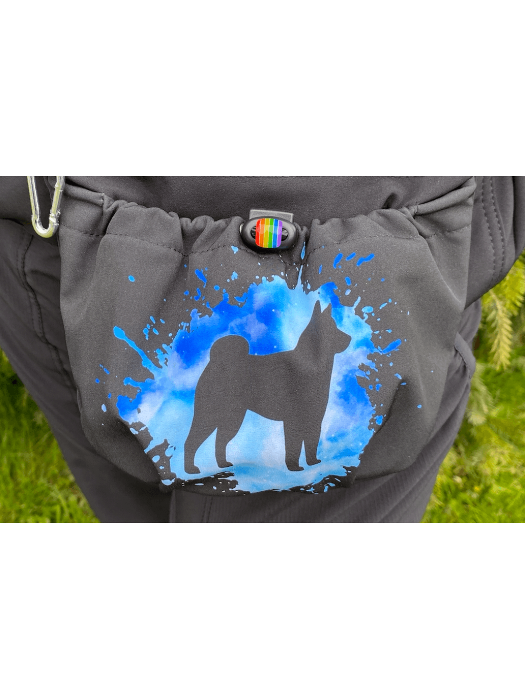 Pamlskovník 2v1 blauw Shiba-inu S