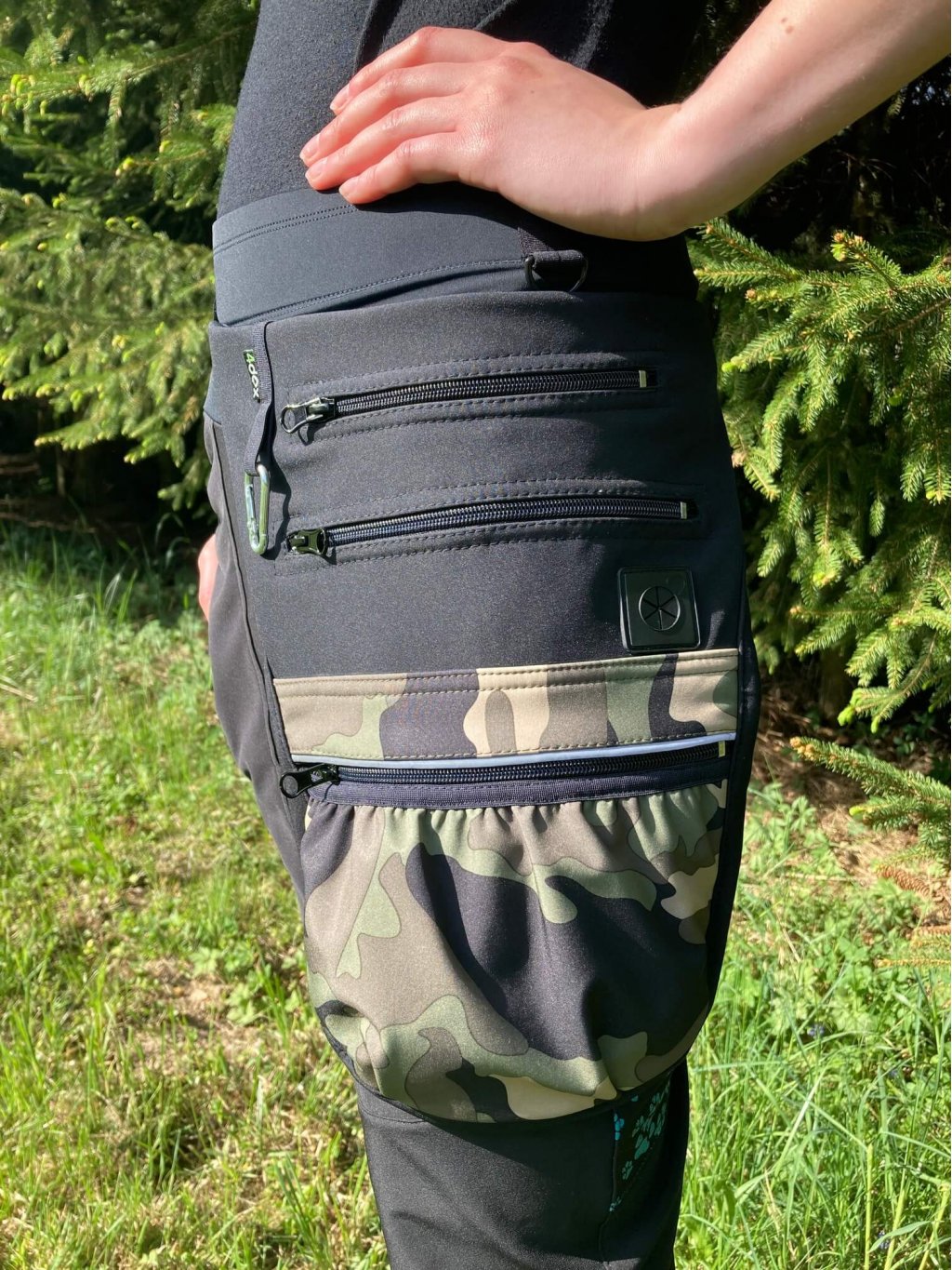 Running bag camouflage