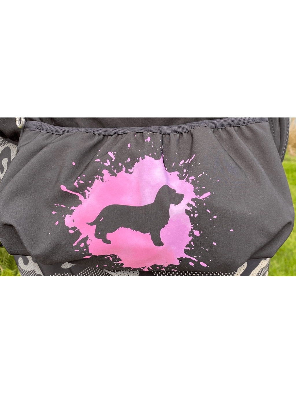 Treatbag  XL 1K pink Dachshund longhaired J2 sale