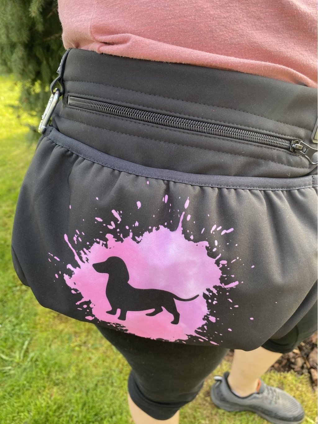 Pamlskovník XL 1K pink Dachshund J1 4dox