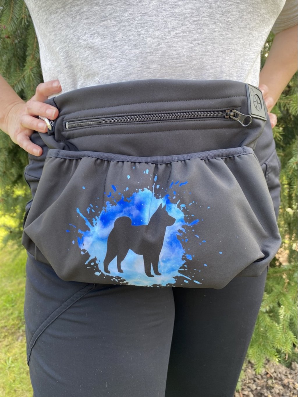 Snackzak XL 2K blauw Shiba Inu S uitverkoop