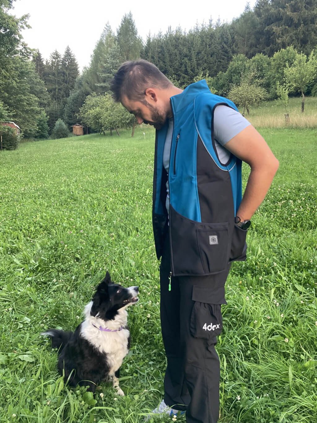 Men's training vest TEAL