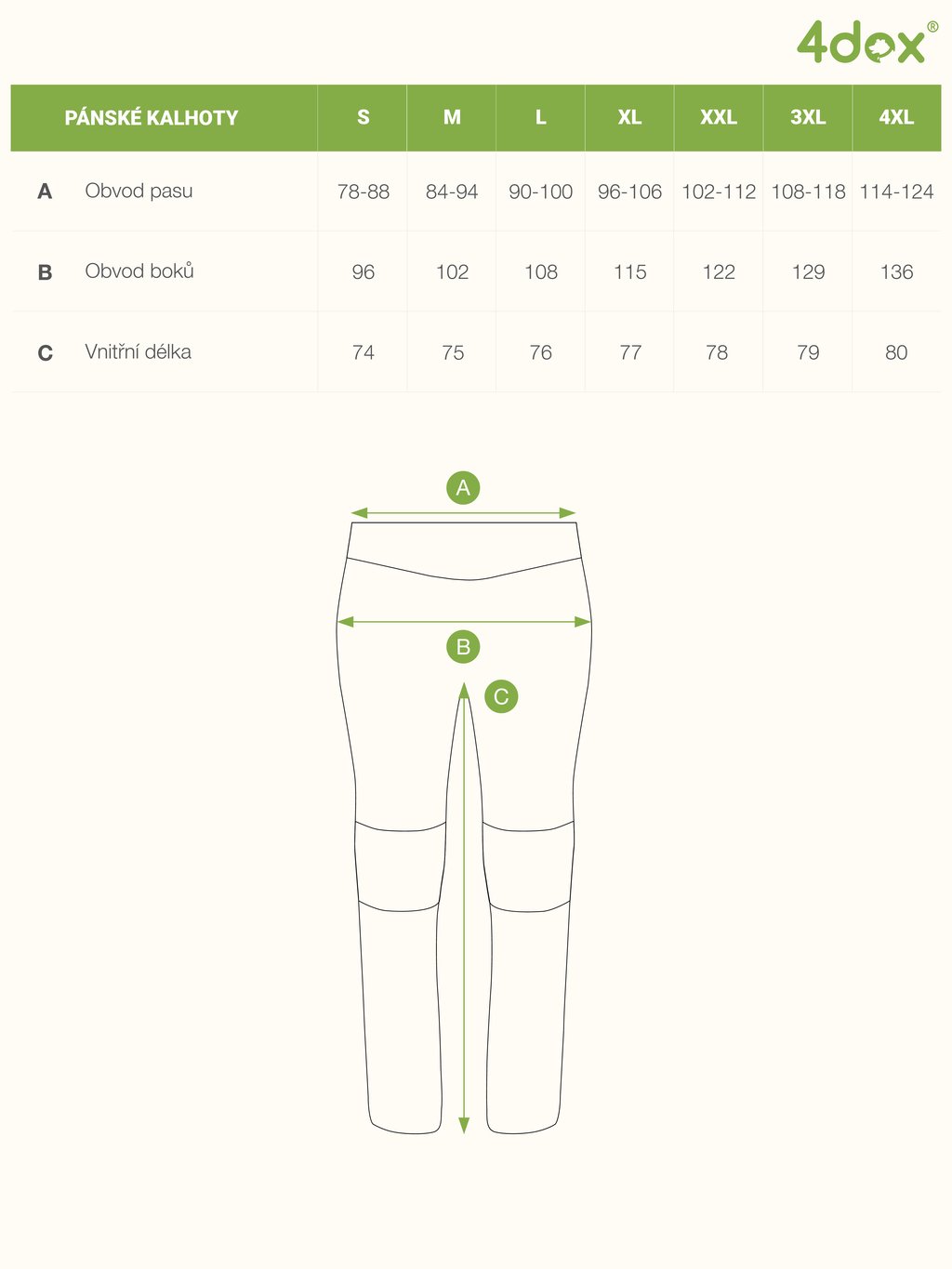 Men's winter training pants - customized