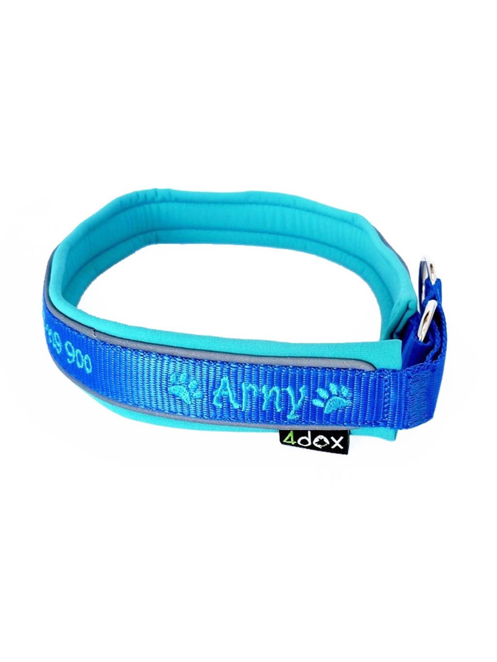 Collar with name - Semi-retractable - customized collar