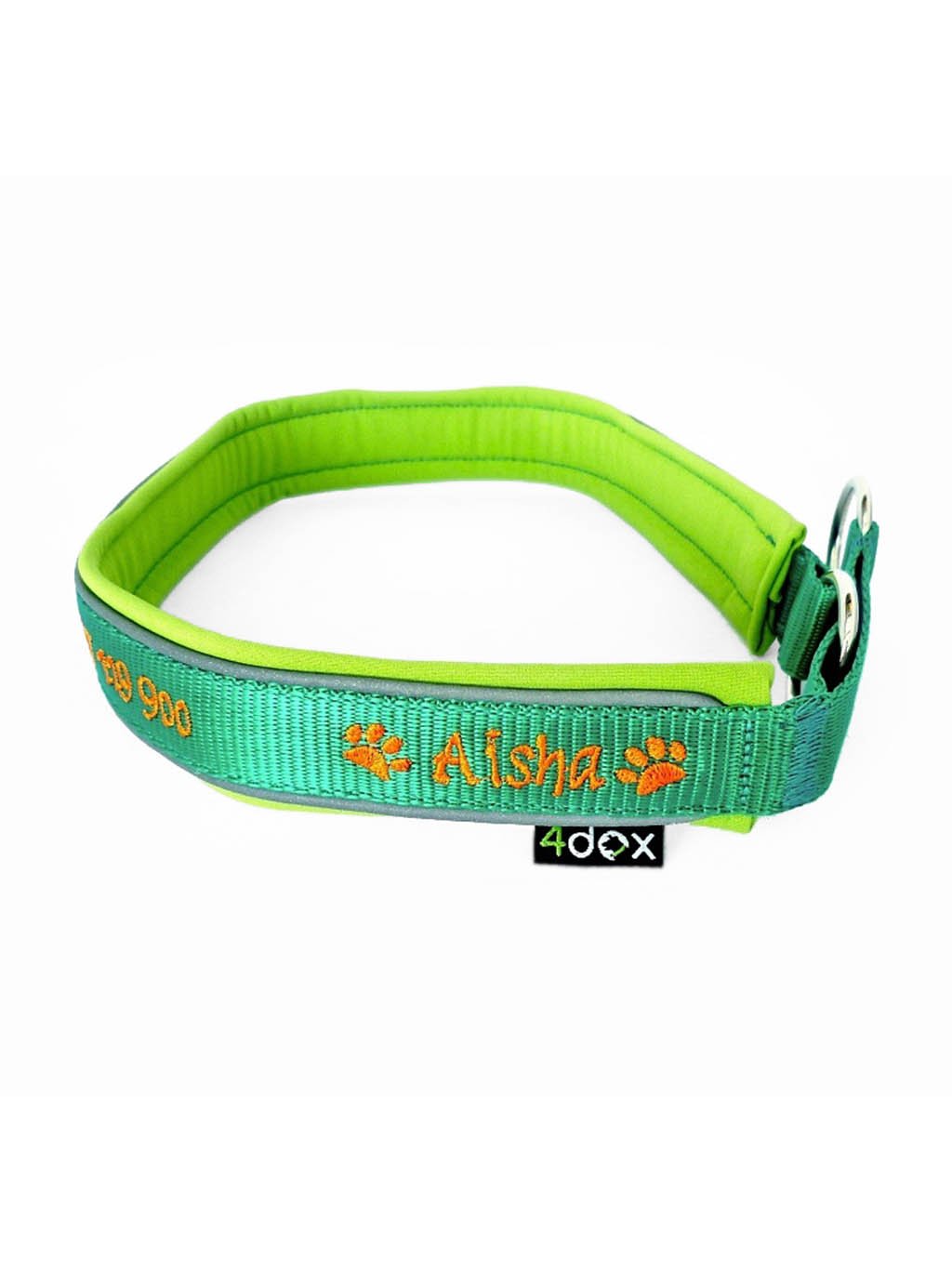 Collar with name - Semi-retractable - customized collar