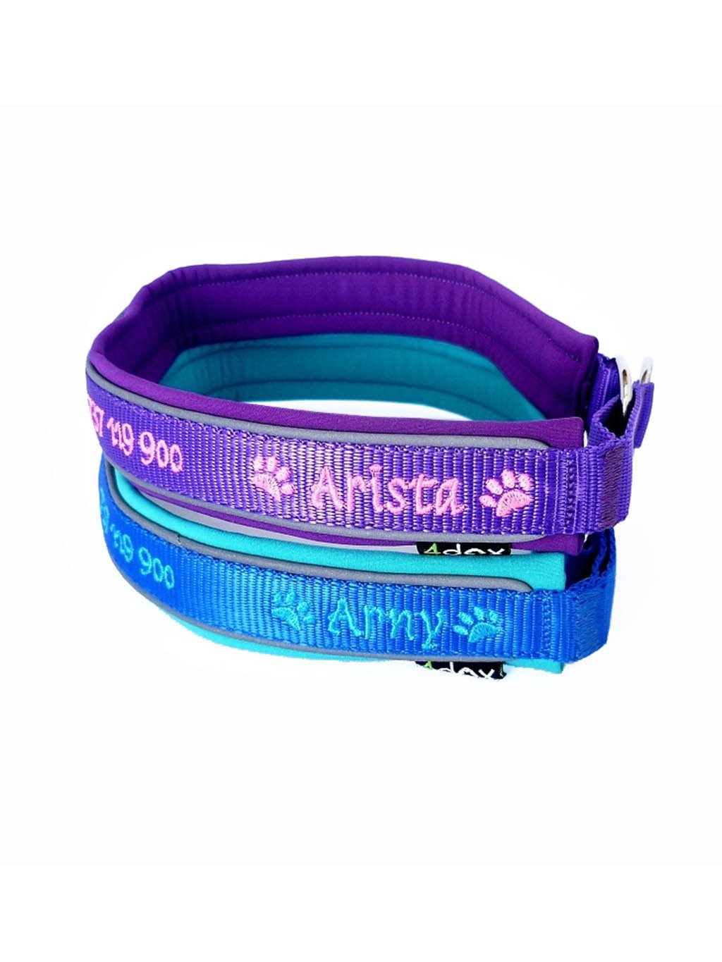 Collar with name - Semi-retractable - customized collar