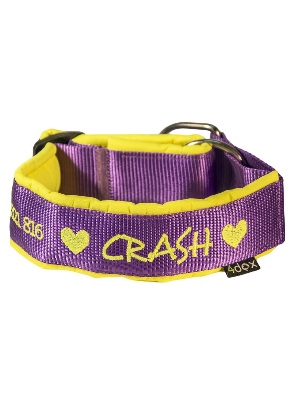 Collar with name - Semi-retractable - customized collar