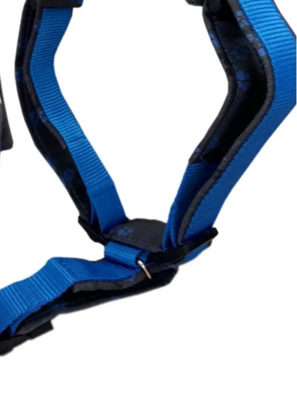Comfort plus harness - blue with paws 4dox