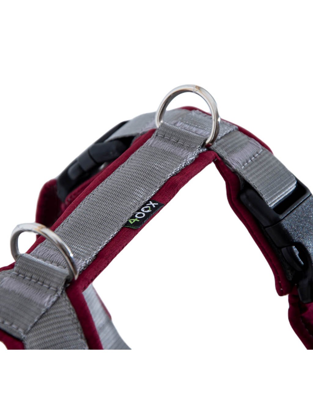 Comfort plus harness - silver-garnet 4dox