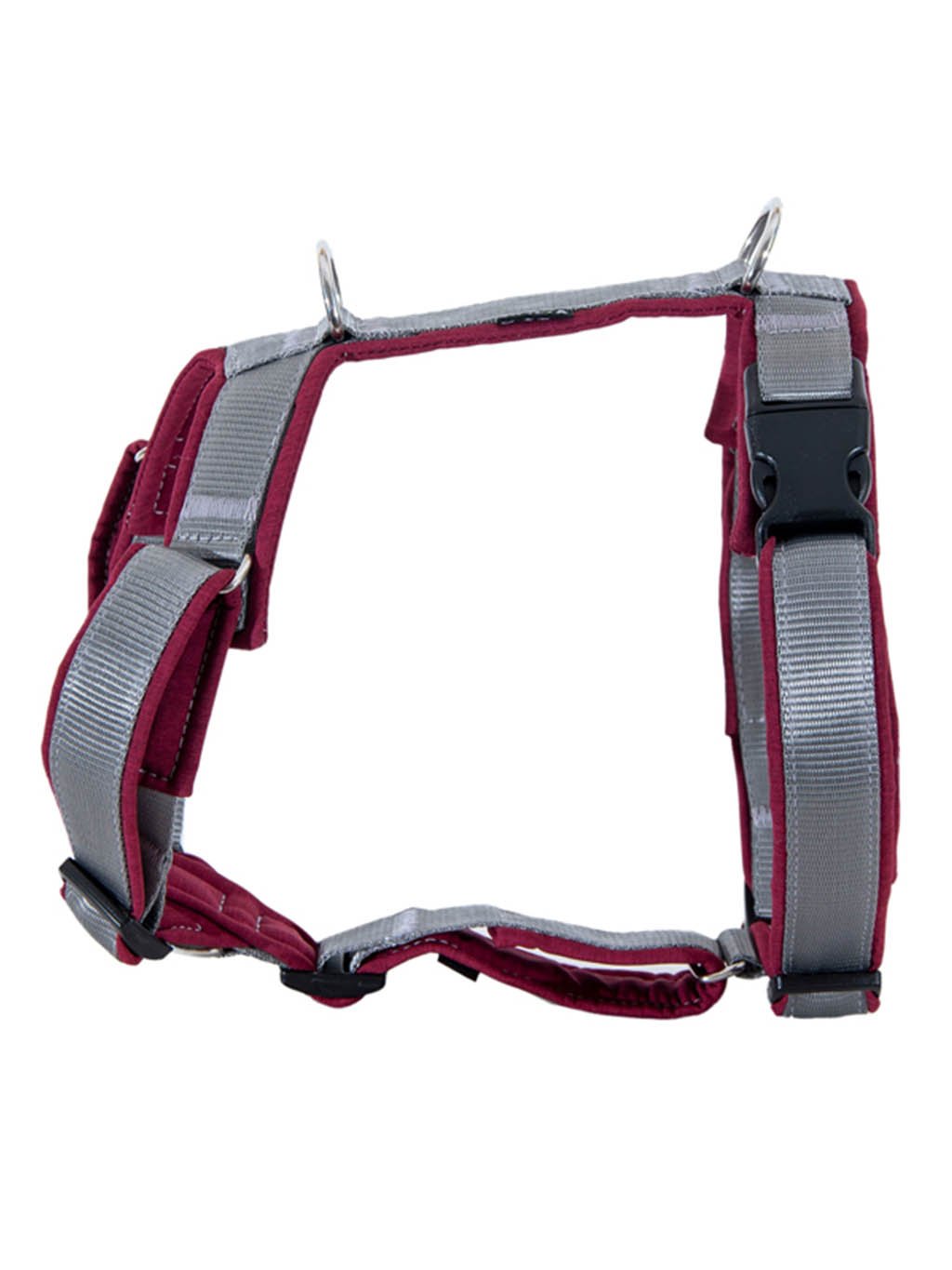 Comfort plus harness - silver-garnet 4dox