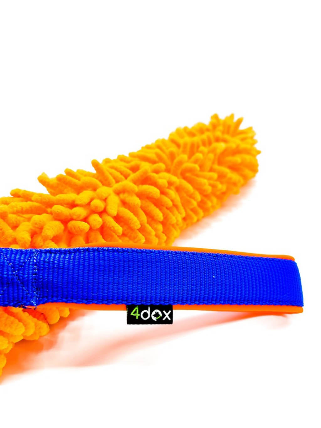 LONG orange tug toy with shock absorber 4dox