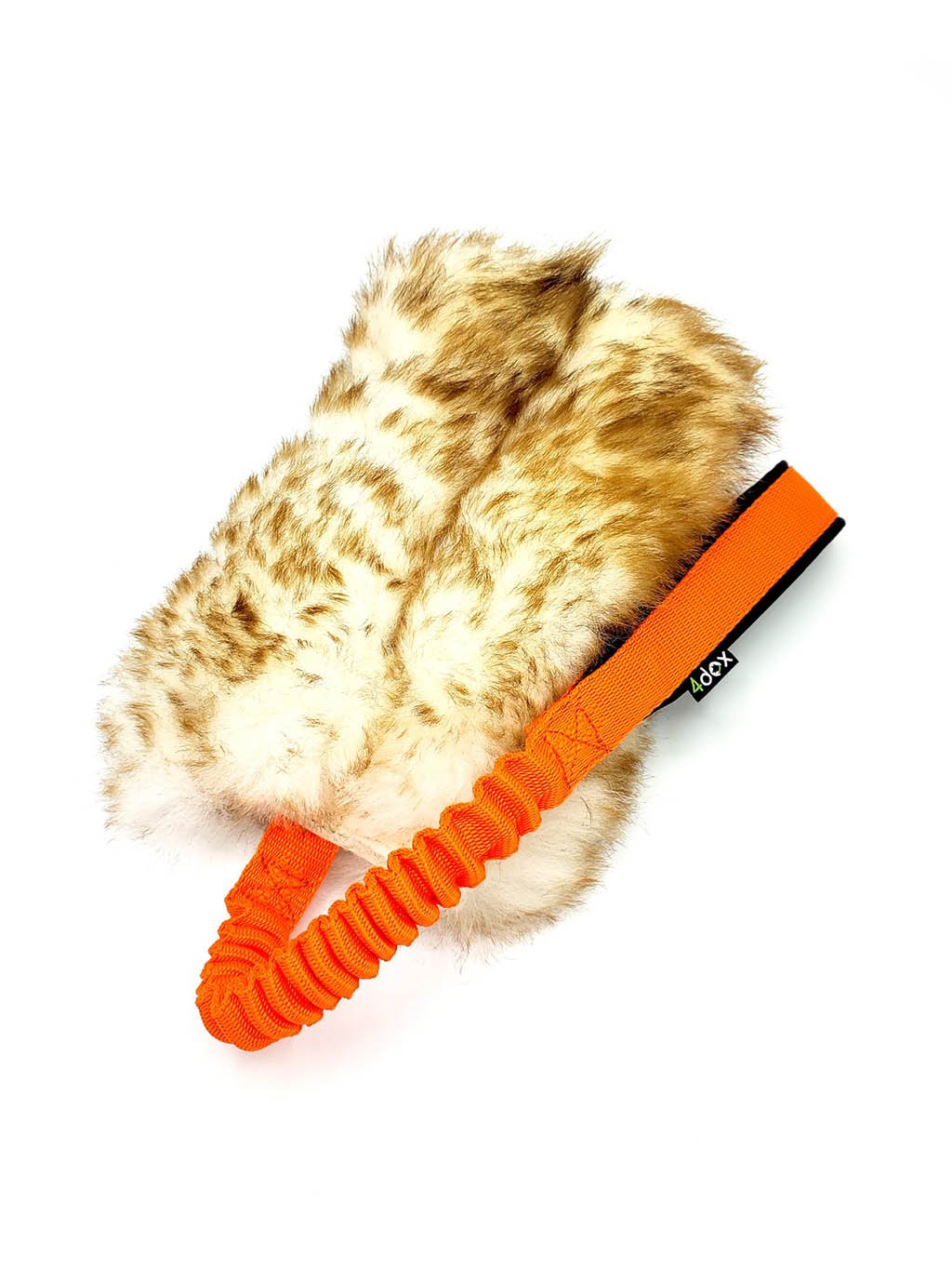 Sheepskin drag with shock absorber size L orange 4dox