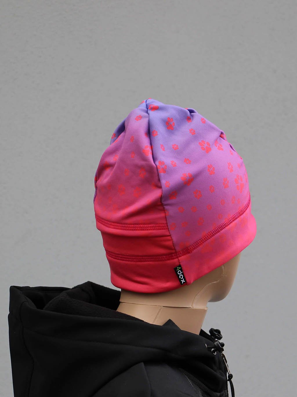 Sport. cap fleece + low ponytail E24L periwinkle