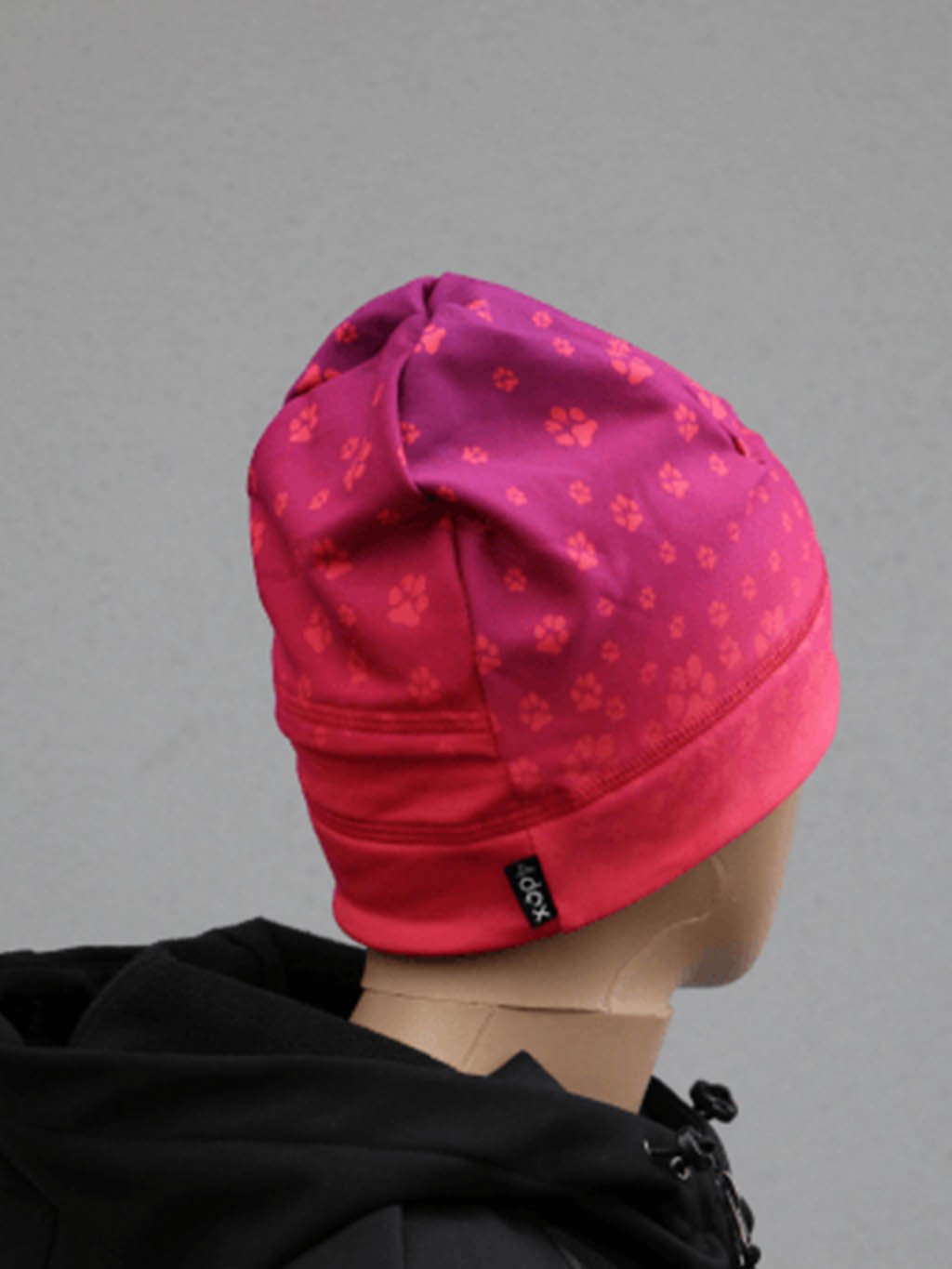 Sport. cap fleece + low ponytail E26L salmon