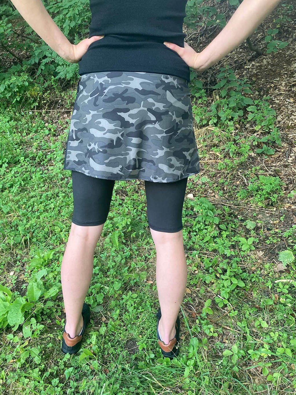 Middelste camouflage skort 4dox