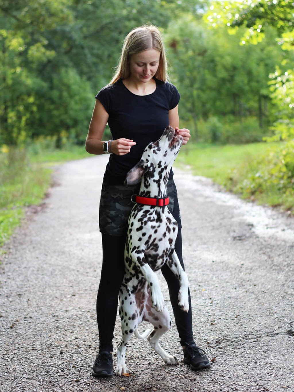 Camo skirt-leggings