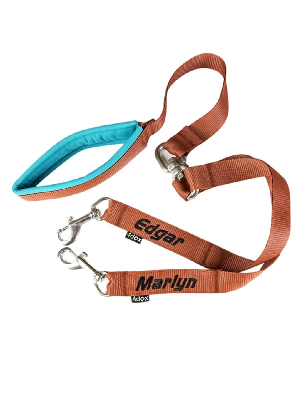 Leash for two dogs - customized leash