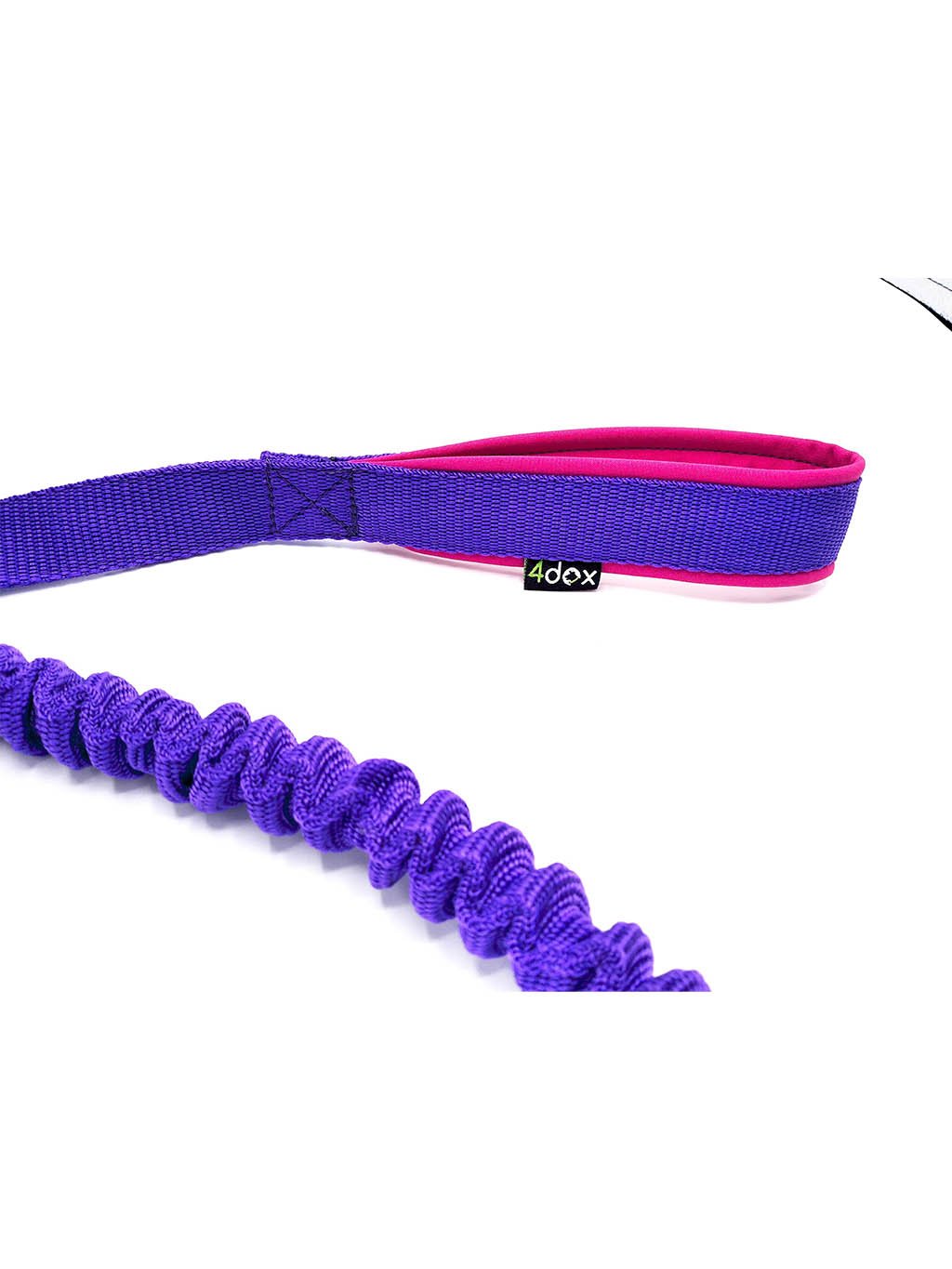 Leash with a shock absorber PURPLE