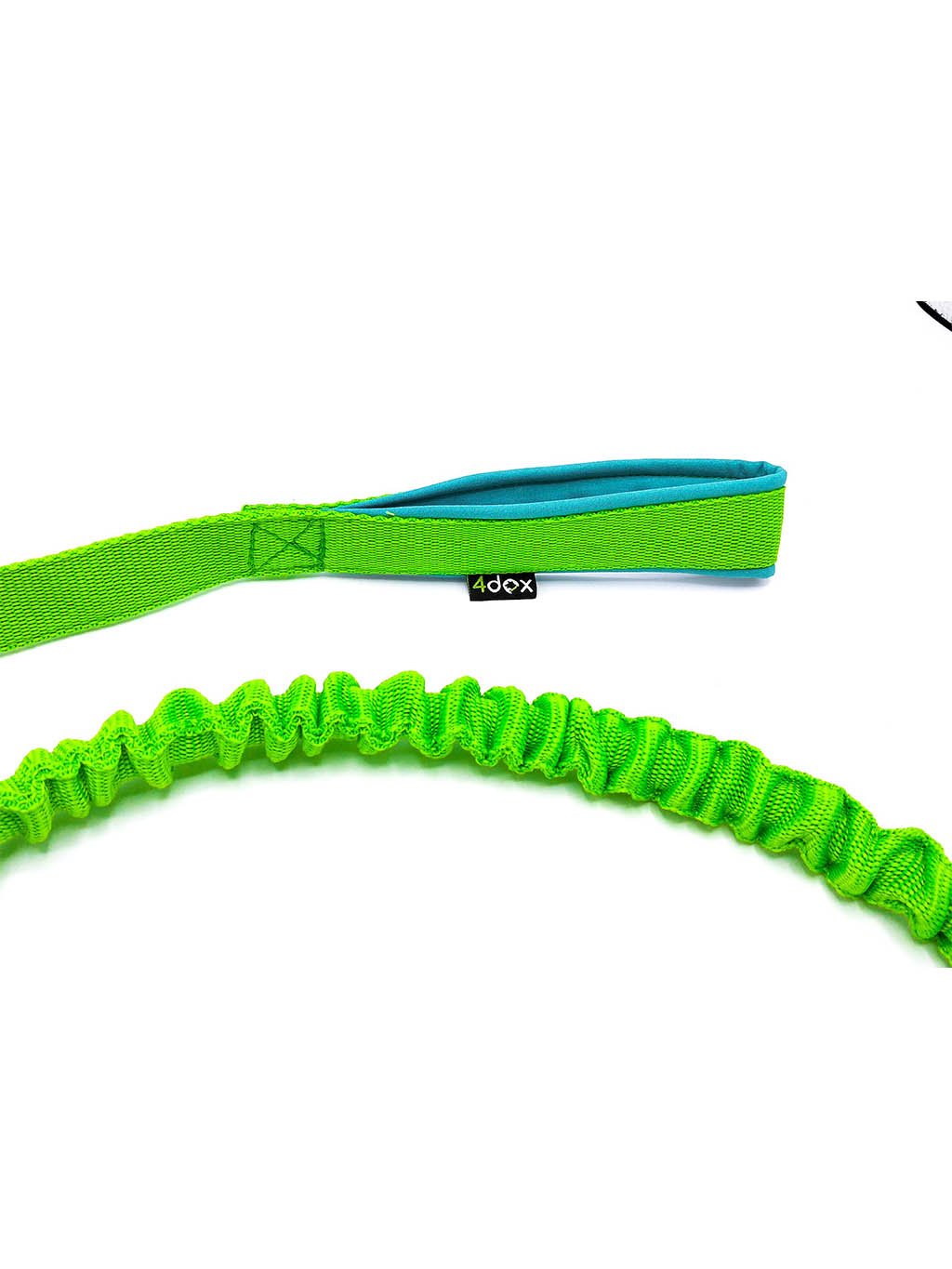 Leash with a shock absorber LIME