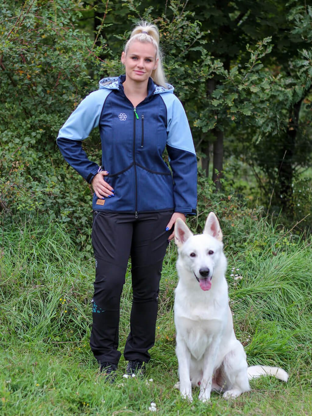 Dames trainingsjack 2in1 bosbessen 4dox