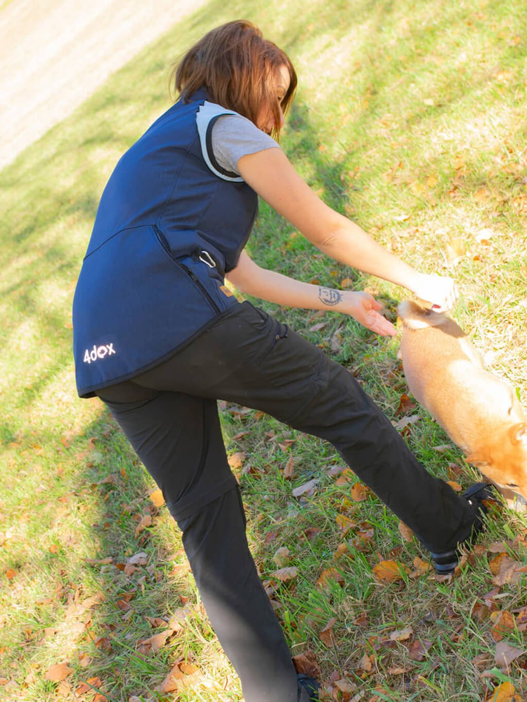 Women's training jacket 2 in 1 blueberry