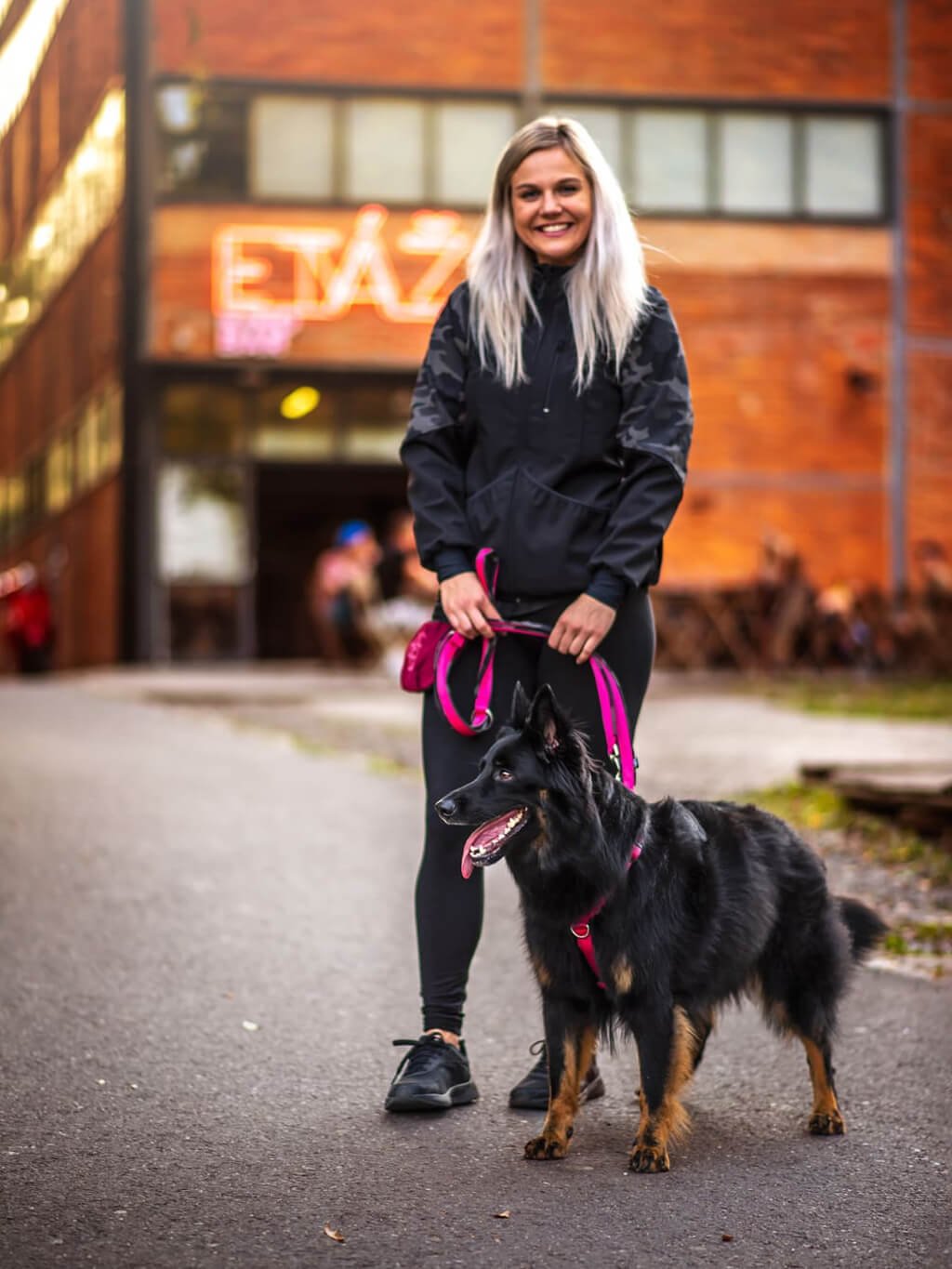 Ladies training jacket 2in1 reflective 4dox