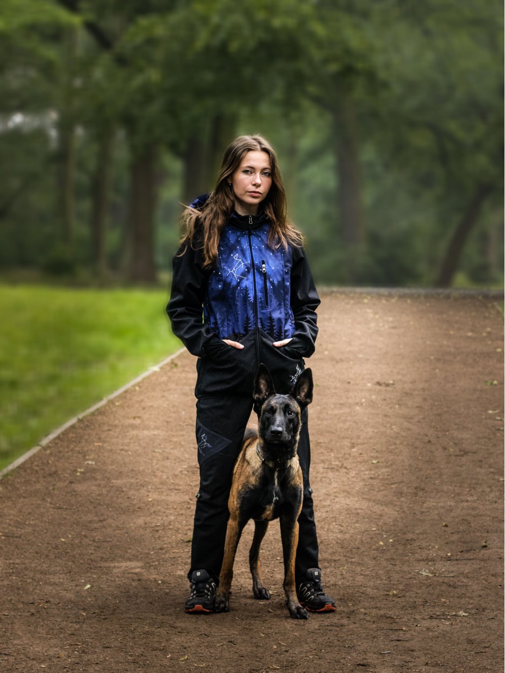 Dames trainingsjack 2in1 sterrenbeeld 4dox