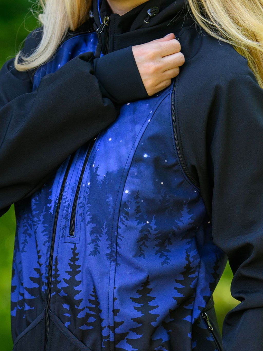 Ladies training jacket 2in1 constellation 4dox